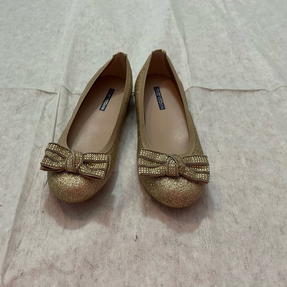 Stuart Weitzman girls Fannie Chain Glitter ballet flats - Picture 1 of 7